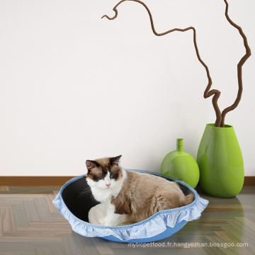 La maison durable de chat d&#39;OVA de nature durable a évoqué le chien de lit de caverne d&#39;animal familier de chat